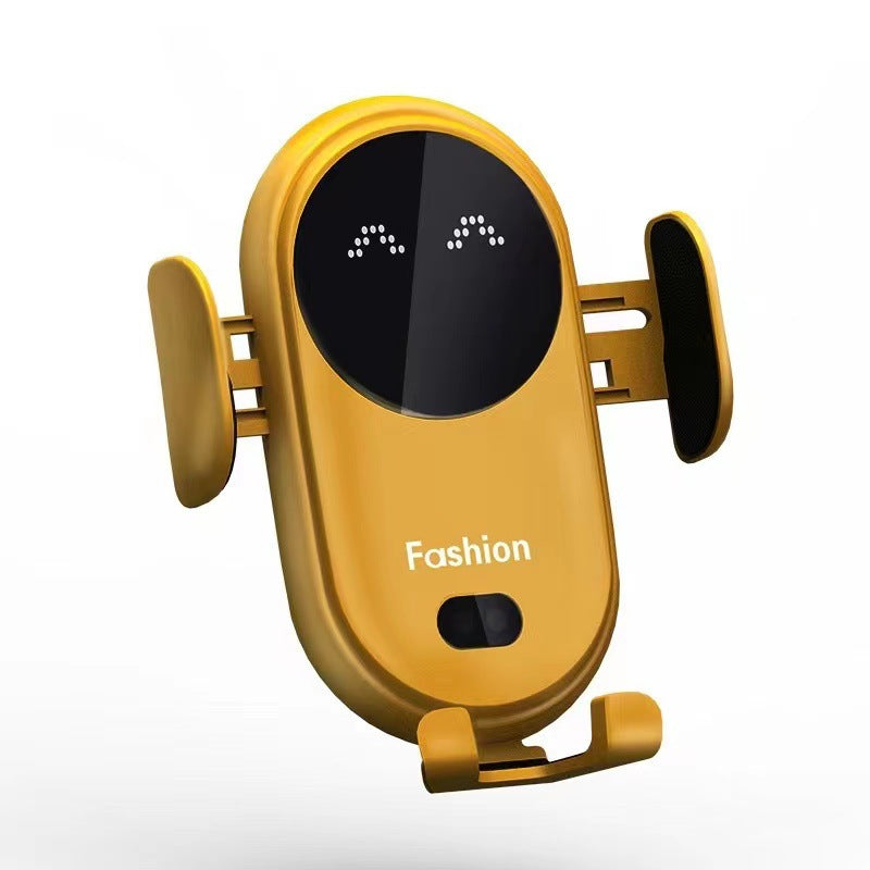 Carregador Sem Fio Veicular com Sensor Inteligente - Suporte Automático para Celular