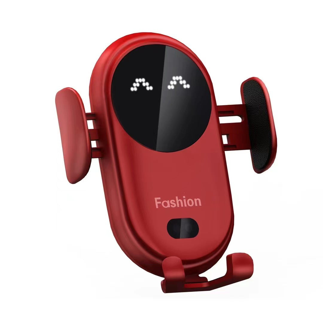 Carregador Sem Fio Veicular com Sensor Inteligente - Suporte Automático para Celular