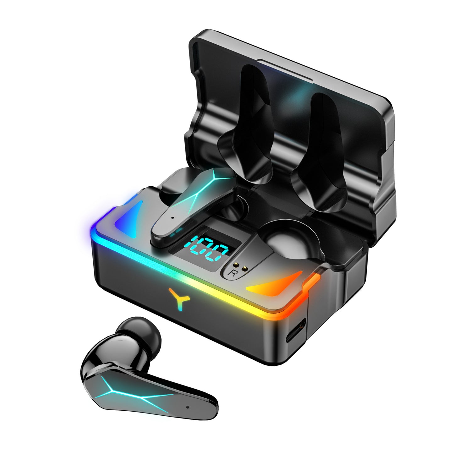 Fone Bluetooth Gamer X6 Sem Fio com Led RGB - Alta perfomance e Som POTENTE !