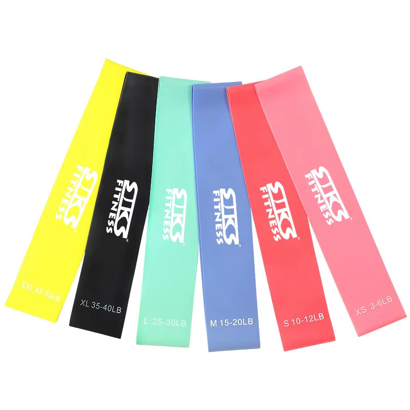 Faixa elástica para camping, ioga, cinto elástico fitness, modelagem de pernas, exercícios básicos, anel de resistência circular